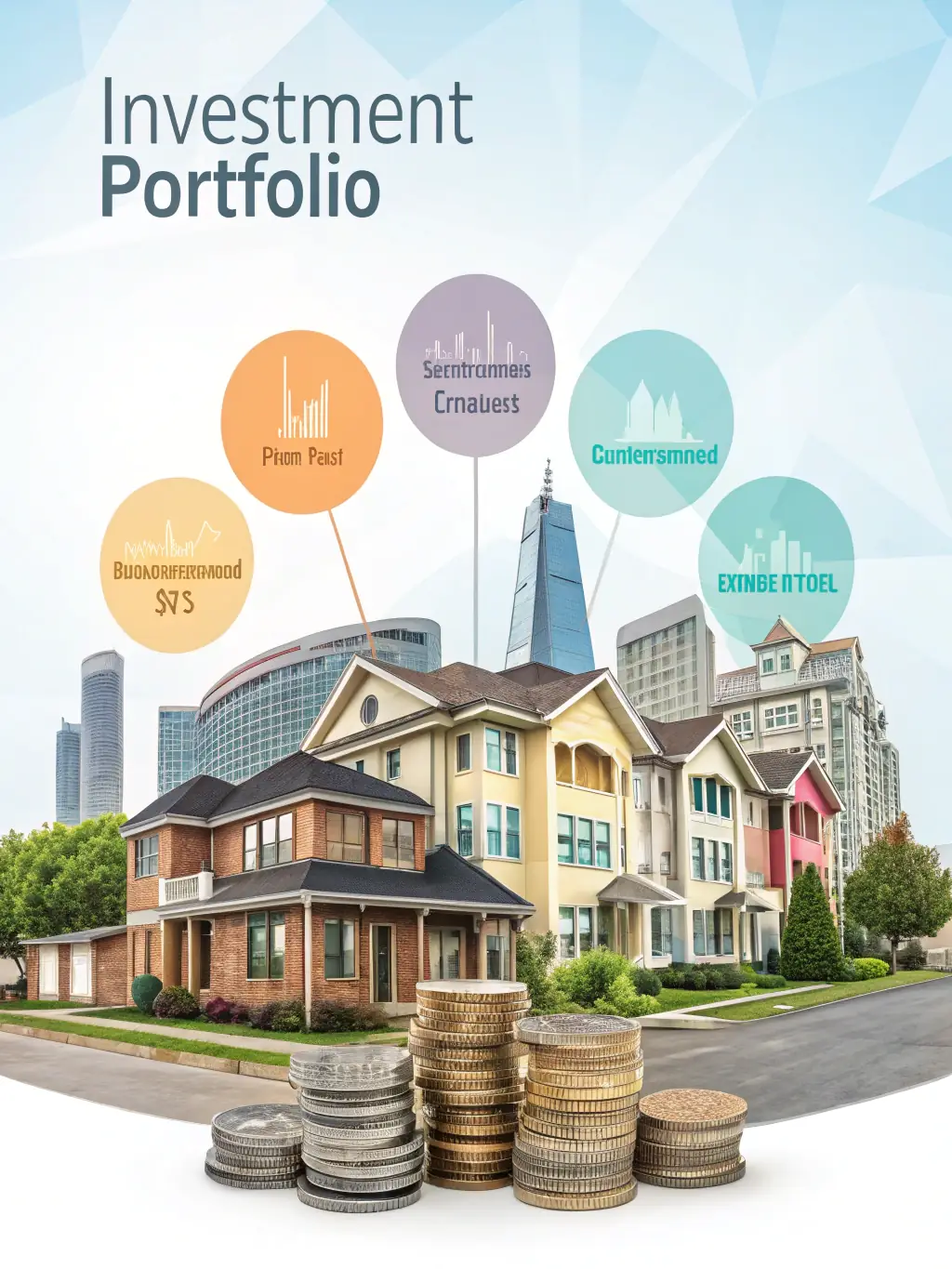 A diverse portfolio of properties, including houses, apartments, and commercial spaces, demonstrating a wide range of expertise.